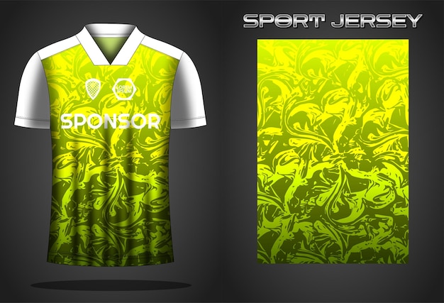 Ontwerpsjabloon voor voetbaltrui sportshirt