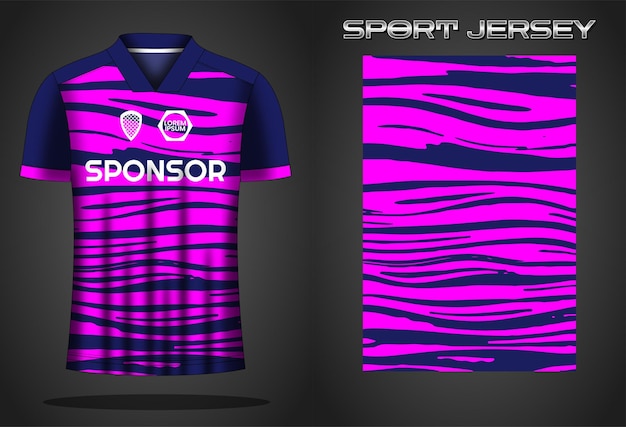 Ontwerpsjabloon voor voetbaltrui sportshirt