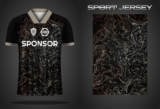 Ontwerpsjabloon voor voetbaltrui sportshirt