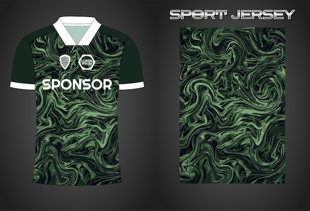 Ontwerpsjabloon voor voetbaltrui sportshirt