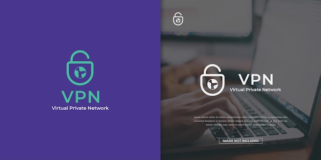 Ontwerpsjabloon voor vpn-logo