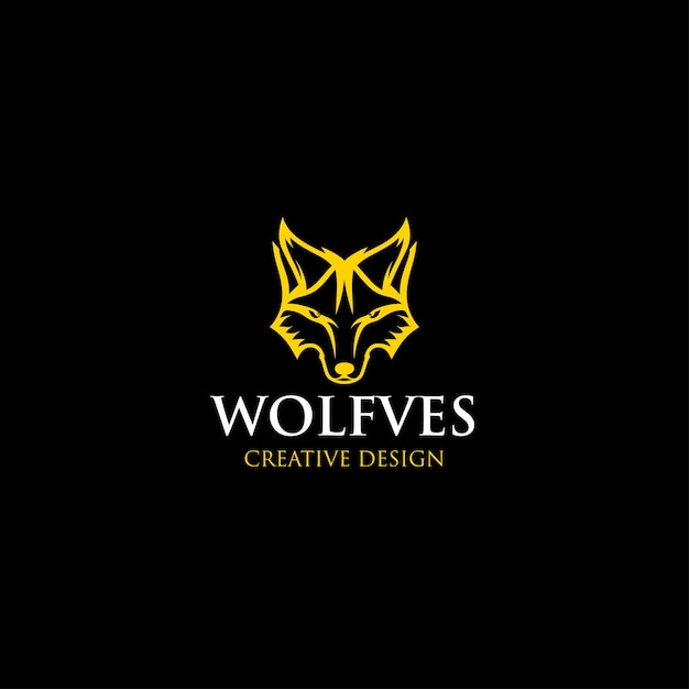 Ontwerpsjabloon Wolf-logo