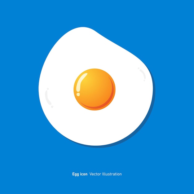 Ontwerpvector van Scrambled Egg Icon Illustratie