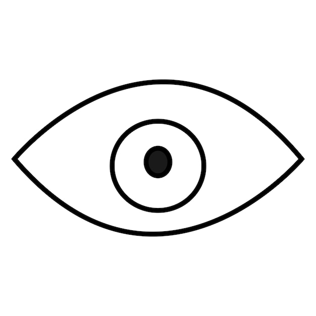 Oog icoon vector