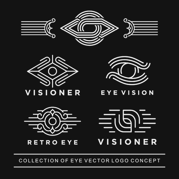 Oog logo set