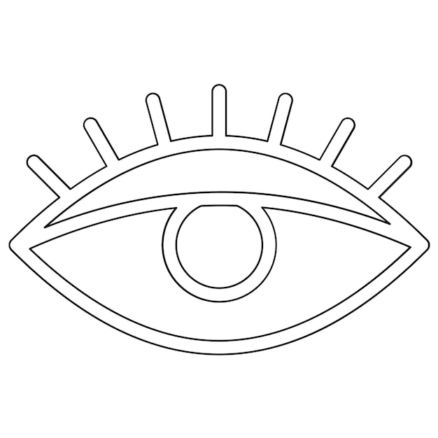 Vector oogen vector icoontje illustratie van medicine icoonset