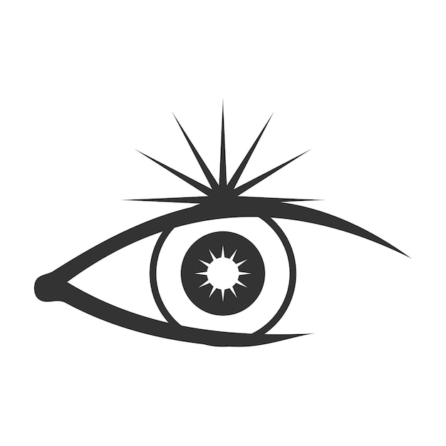Oogzorg Logo Pictogram Illustratie Merkidentiteit