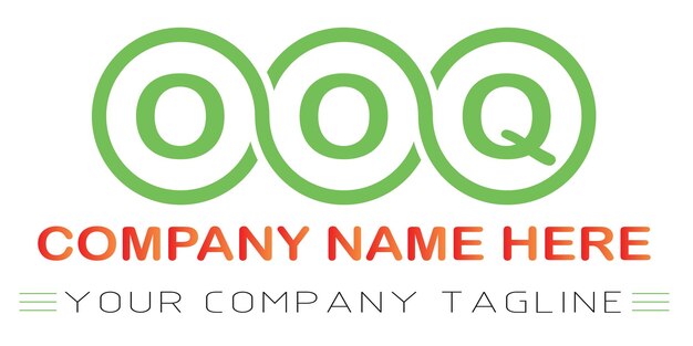 OOQ Letter Logo Design