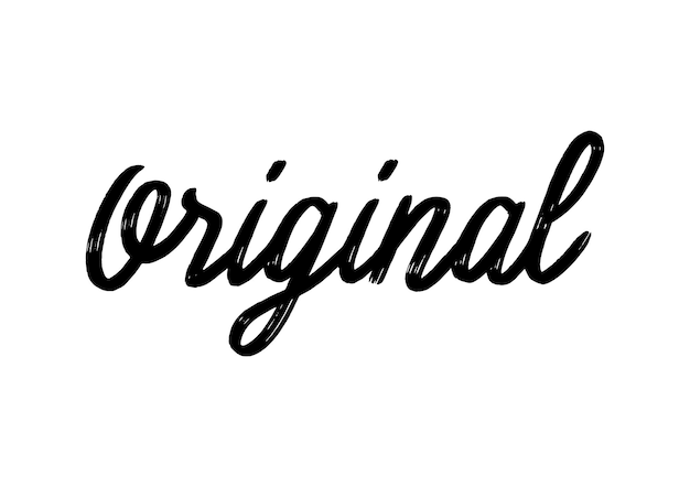 Oorspronkelijke handschrift