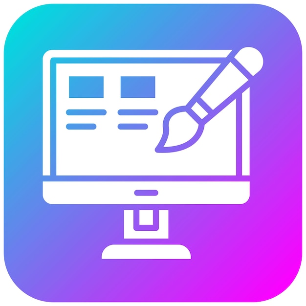 Op maat ontworpen vectoricone Kan worden gebruikt voor Web Marketing-iconset