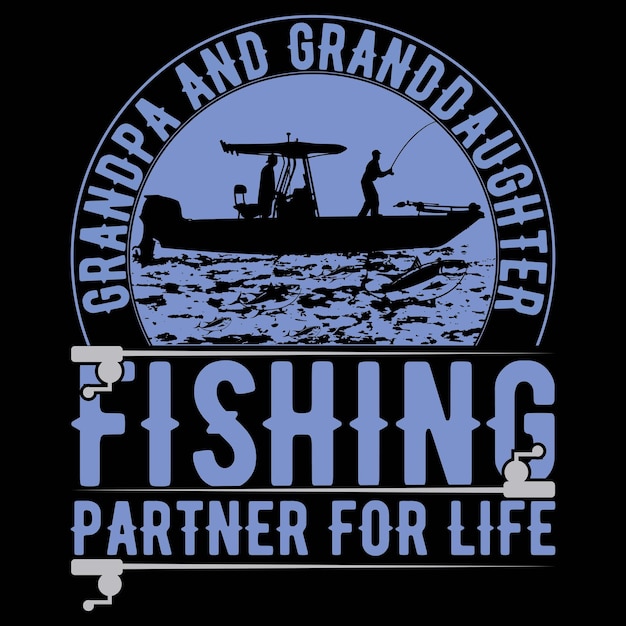 Opa en kleindochter Vispartner voor het leven