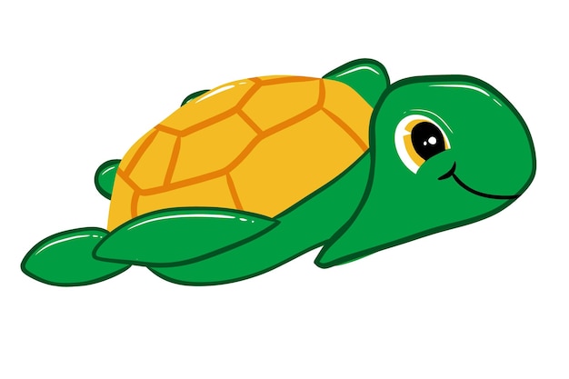 Vector opblaasbare schildpad