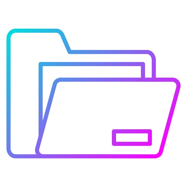 Open Archive vector icoon Kan worden gebruikt voor Documents And Files iconset