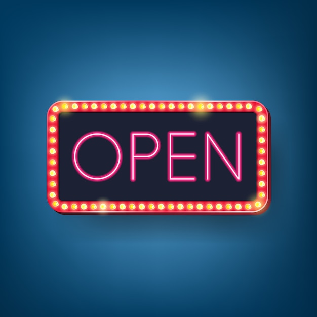 Open bollen billboard frame