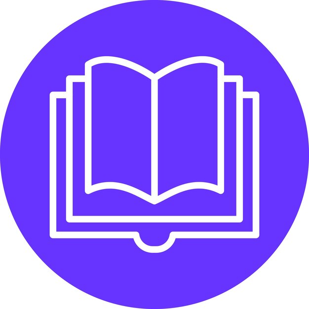 Open Book Icon Style