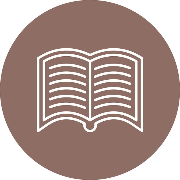 Open Book icon vector image Can be used for Learning