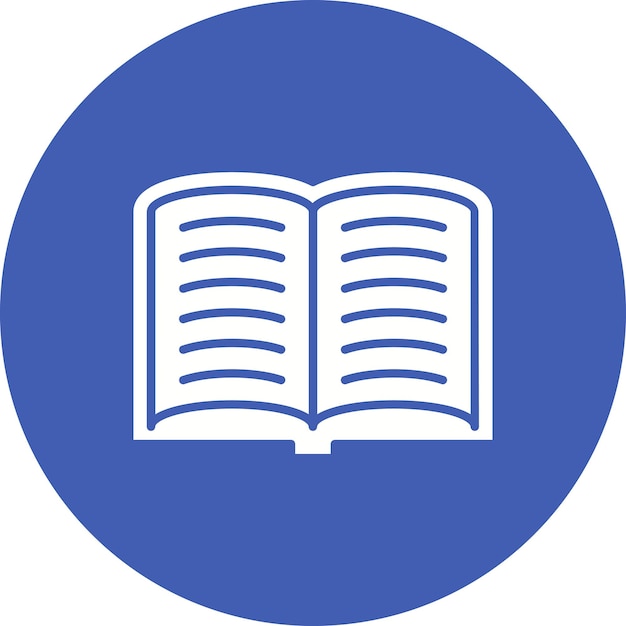 Open Book icon vector image Can be used for Library