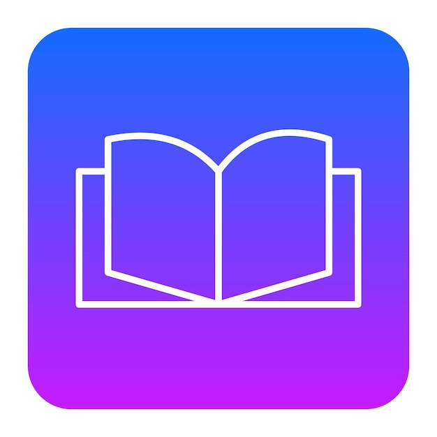 Open Book Vector Illustration