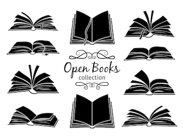 Open Book Silhouette Stock Illustrations – 14,181 Open Book Silhouette  Stock Illustrations, Vectors & Clipart - Dreamstime