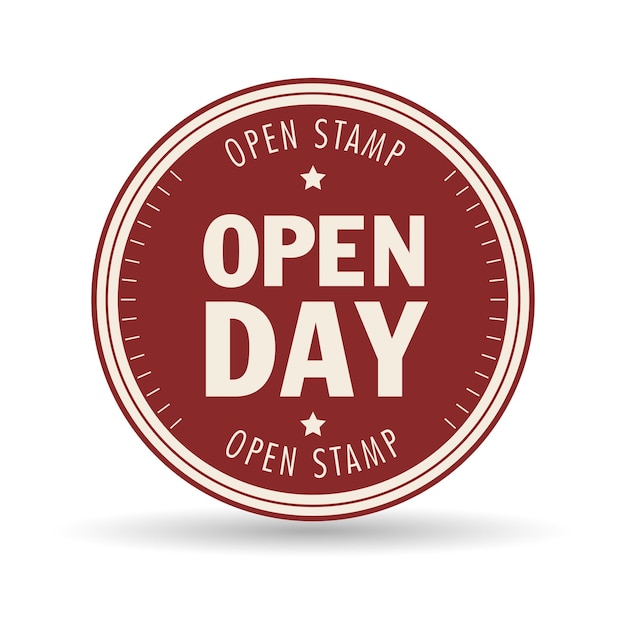 open day stamp