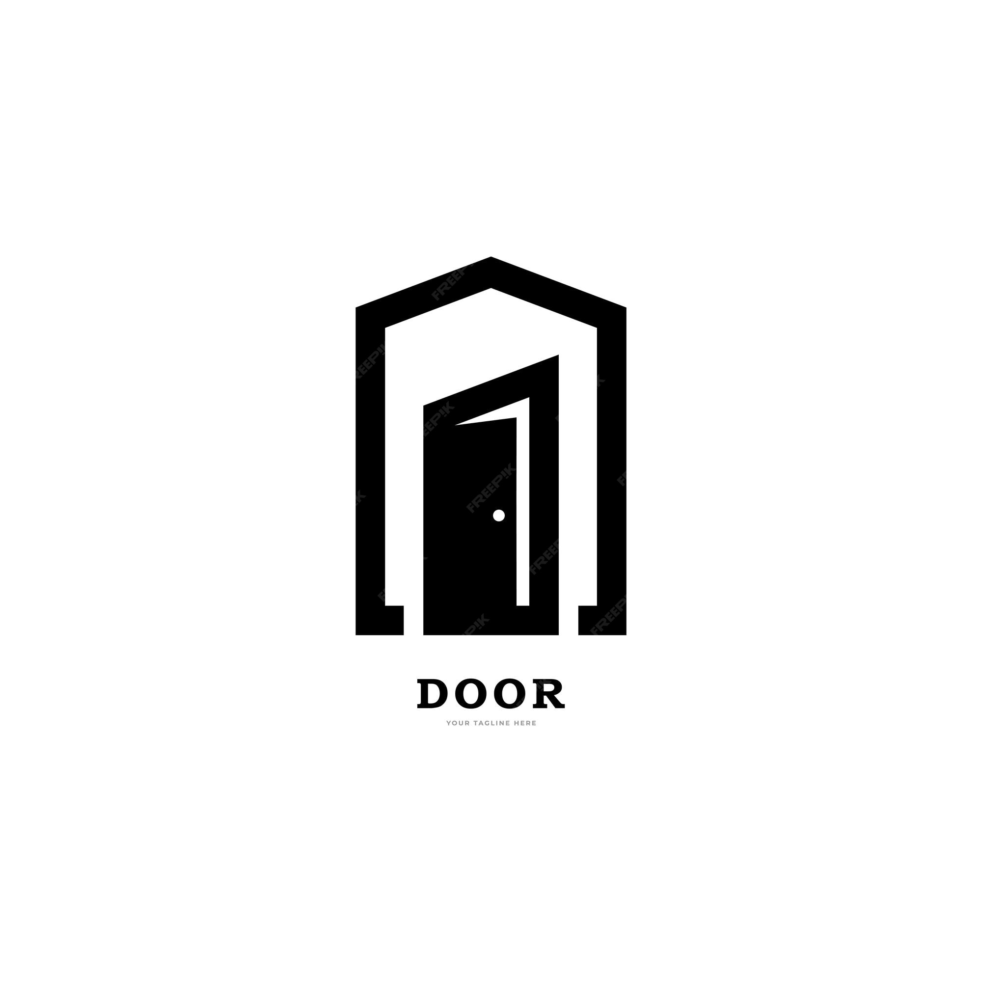 Premium Vector | Open door open health open logo deep meaning simple ...