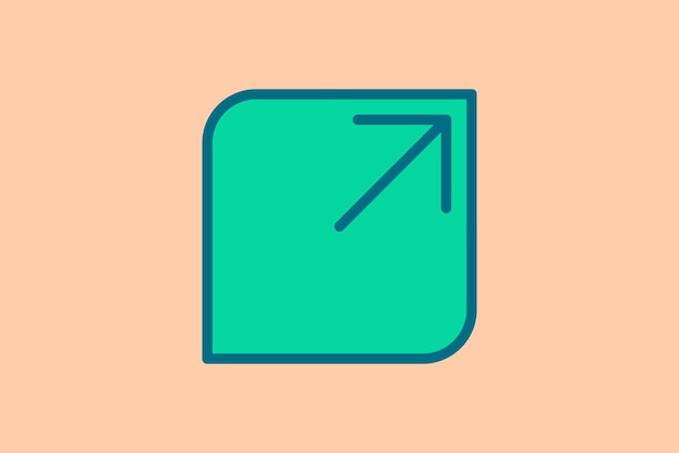 open icon icon related to ui elements suitable for web site app user interfaceselement printable etc flat line icon style simple vector design editable