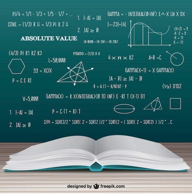 open math book