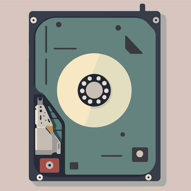 Open modern hard drive