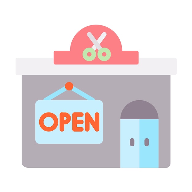 Open Shop Icon Style