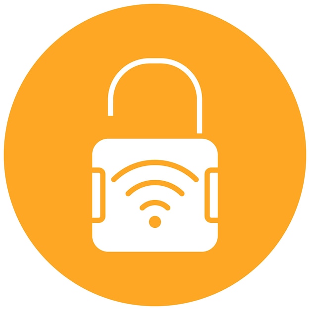 Open Smart Lock vector icoon Kan worden gebruikt voor Biometrie icoonset