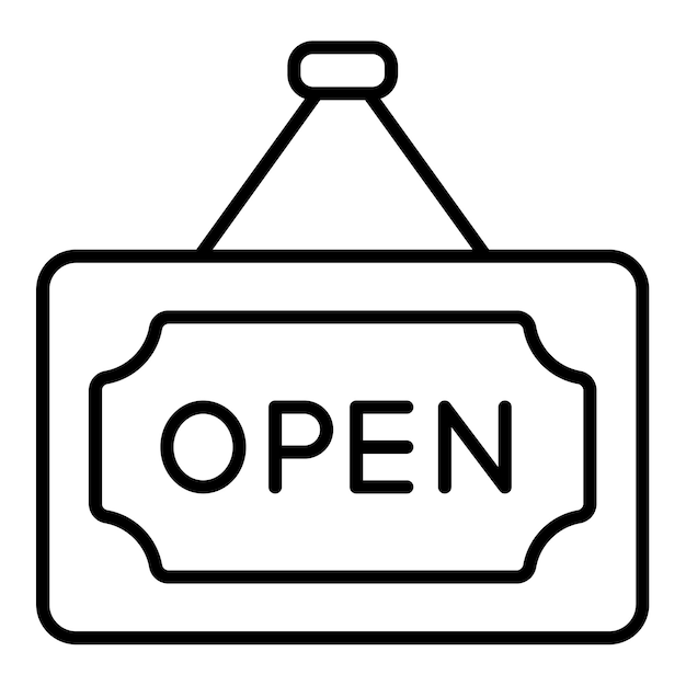 Open Tag Icon