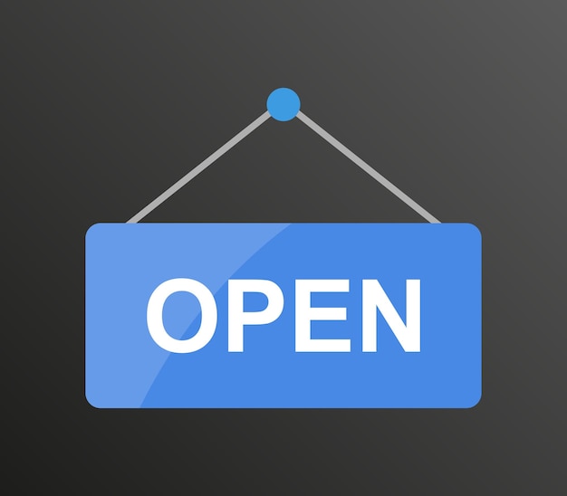 open teken