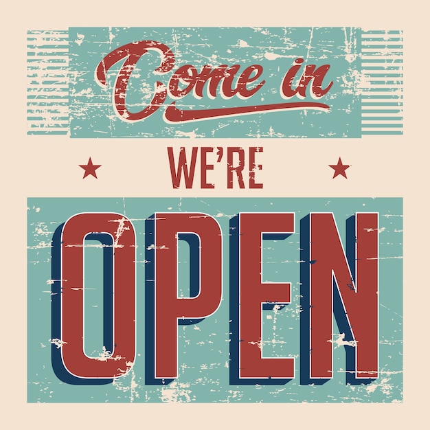 Open Vintage bewegwijzering
