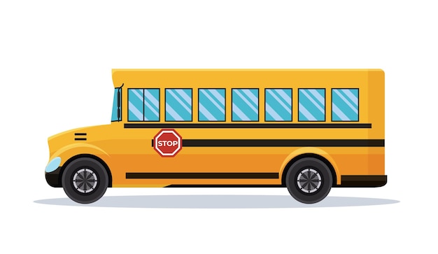 openbaar vervoer bus vectorillustratie