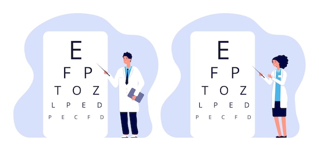 Ophthalmologists characters.