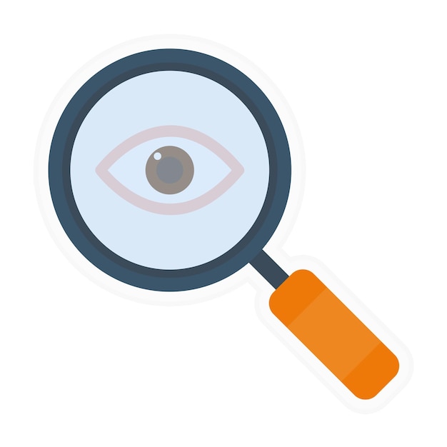 Ophthalmology vector icon can be used for medicine i iconset