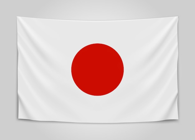 Opknoping vlag van Japan. Japan. Japans