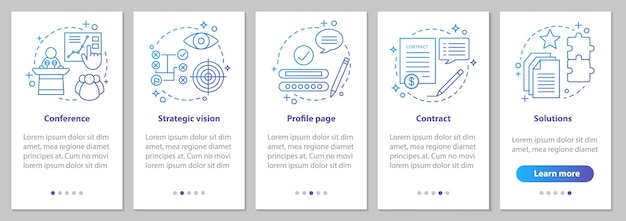 Oplossingen voor het zoeken naar het onboarding-paginascherm van de mobiele app met linea