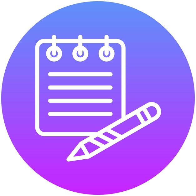 Opmerking vector icoontje illustratie van Literatuur icoonset