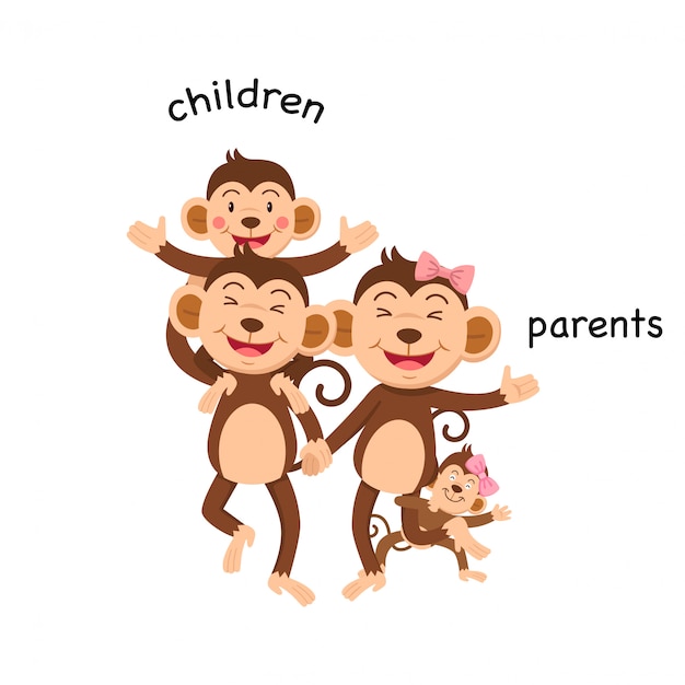 Opposite children and parents 