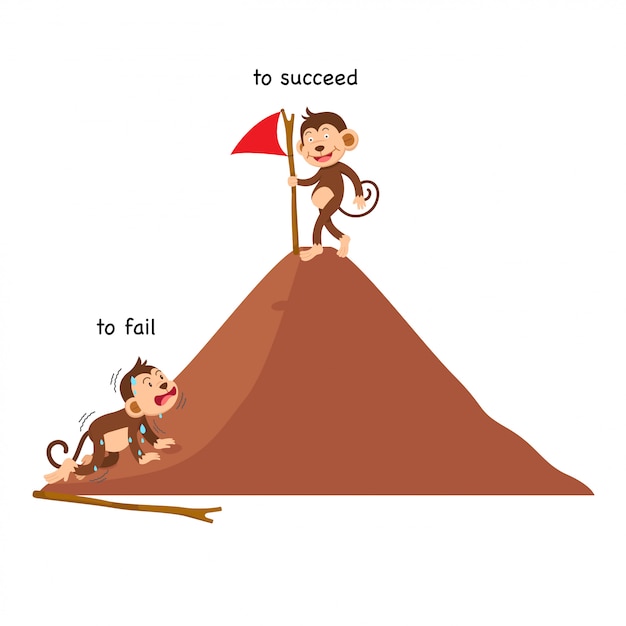 Opposto al fallimento e al successo dell'illustrazione