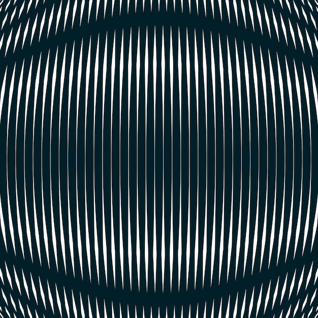 Optical background with monochrome geometric lines. Moire pattern, trance effect.