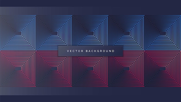 optical blue and rectangle background design