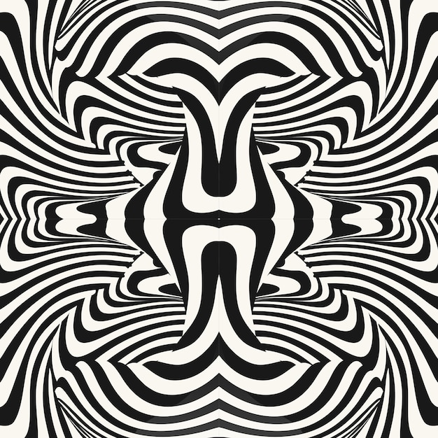 Optical illusion illustration abstract futuristic background