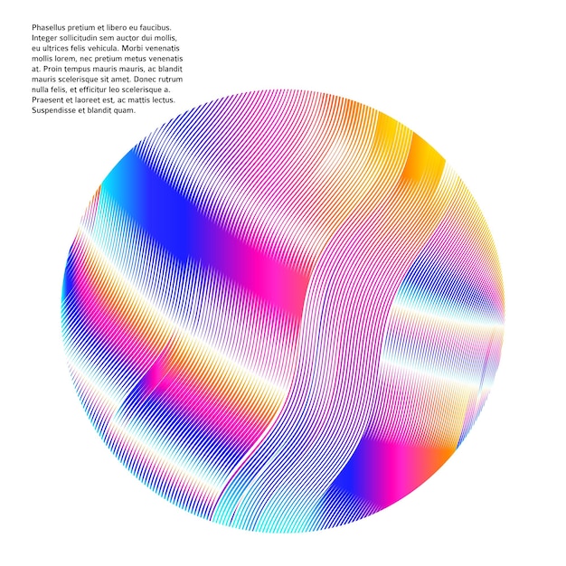 Оптическая иллюзия движения и градации цвета Плоский эффект Абстрактный геометрический фон яркого свечения перспективы Векторное искусство eps10 для бизнес-брошюры флаер вечеринка дизайн баннеры обложка отчета