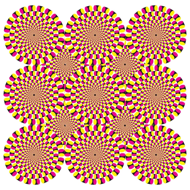 Vector optical illusion