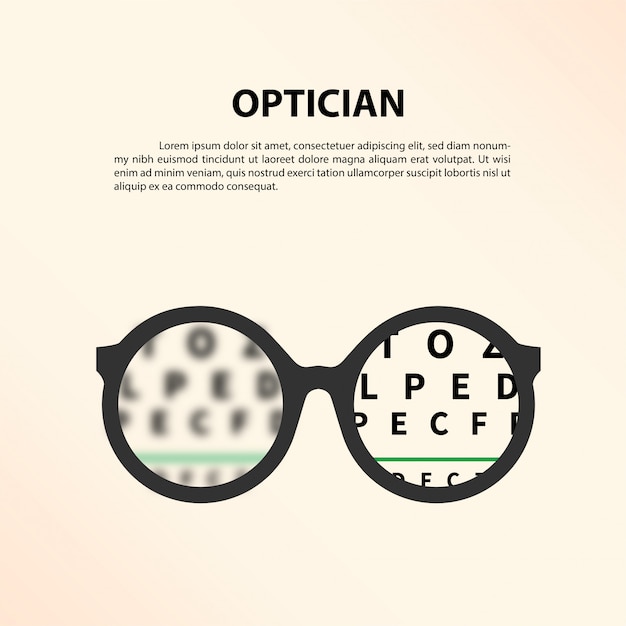 Optician concept.