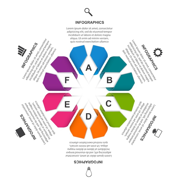 Opties infographic illustratie