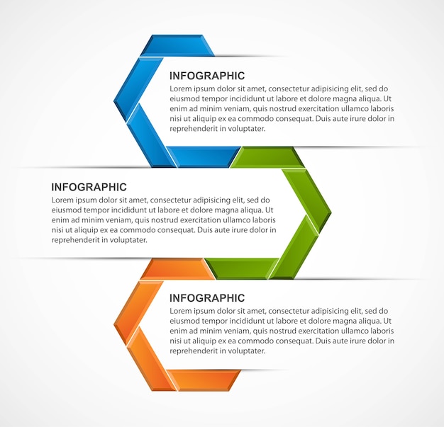 Opties infographics sjabloon infographics