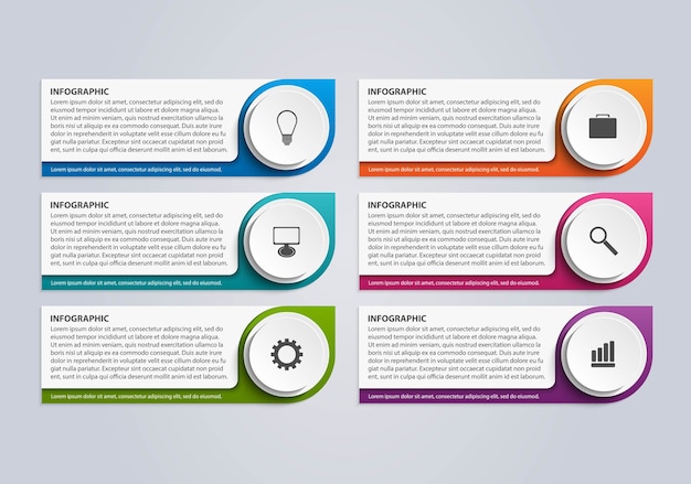 Options infographic design template.